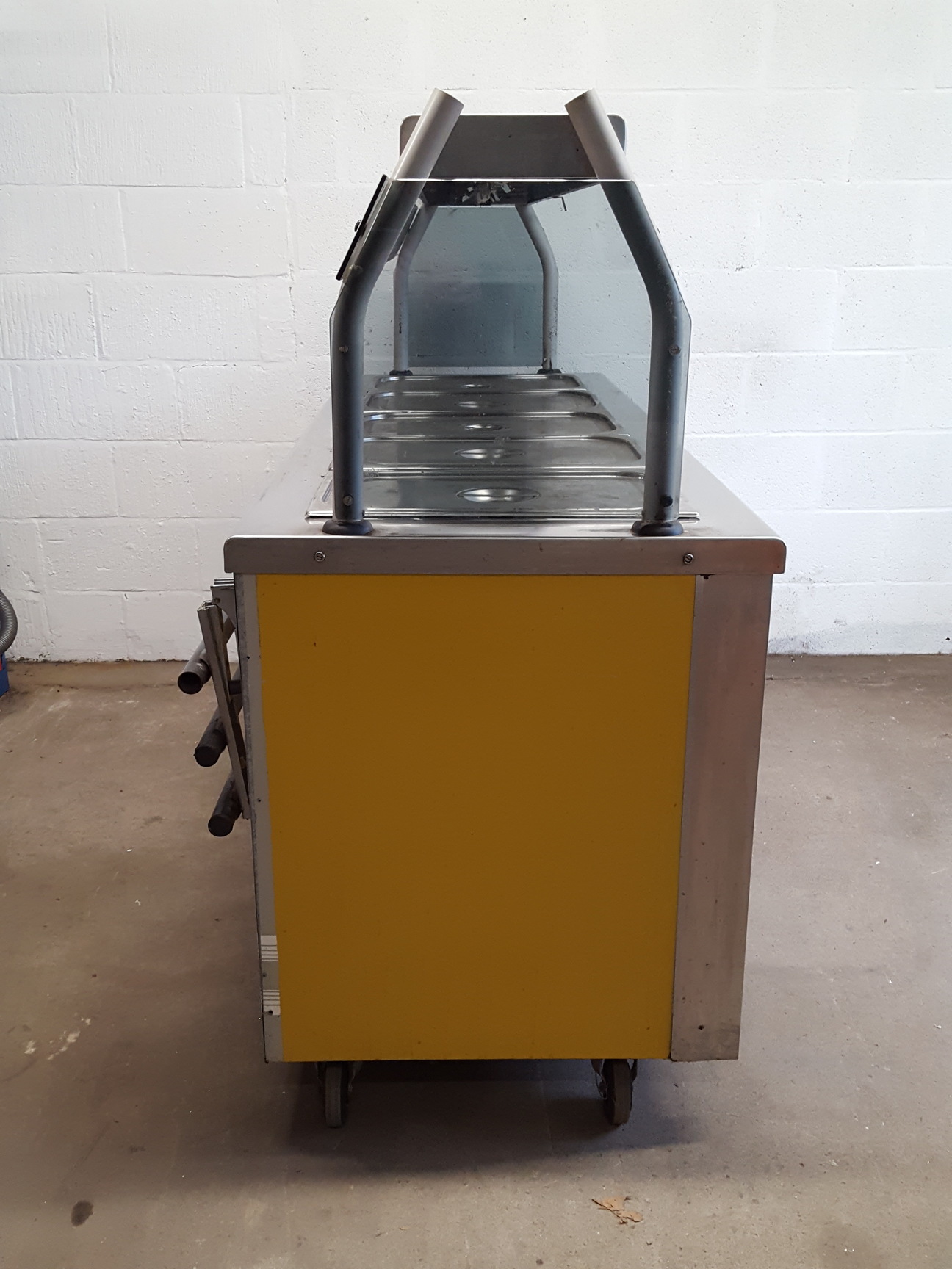 Image of Victor Bain-Marie Catering Buffet / Servery Unit with Heat Lamps & Hot Cupboard