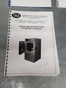 Thumbnail image of TAS Environmental Test Chamber MTCL 1000 Series 3 Lab 