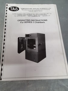 Thumbnail image of TAS Environmental Test Chamber MTCL 1000 Series 3 Lab 