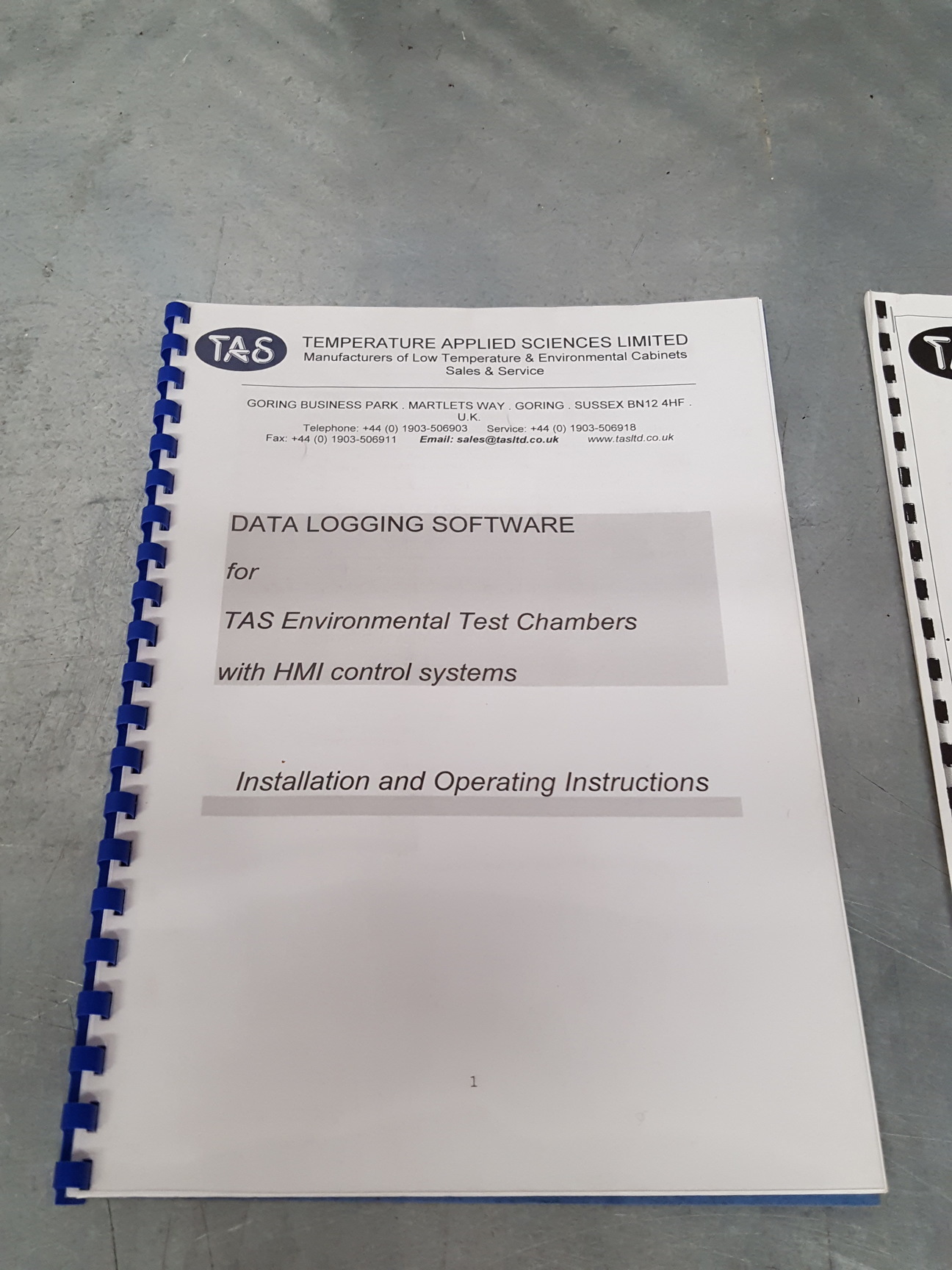 Image of TAS Environmental Test Chamber MTCL 1000 Series 3 Lab 