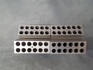 Thumbnail image of 4 x Metal Alloy Tube Dry Block Heater Heating Blocks with 12 x 16mm Wells Lab