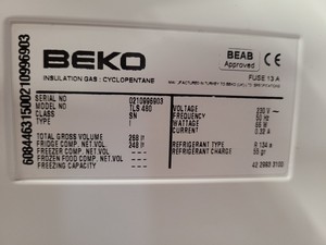 Thumbnail image of Beko TLS 480 Larder Fridge/ Laboratory Refrigerator Lab
