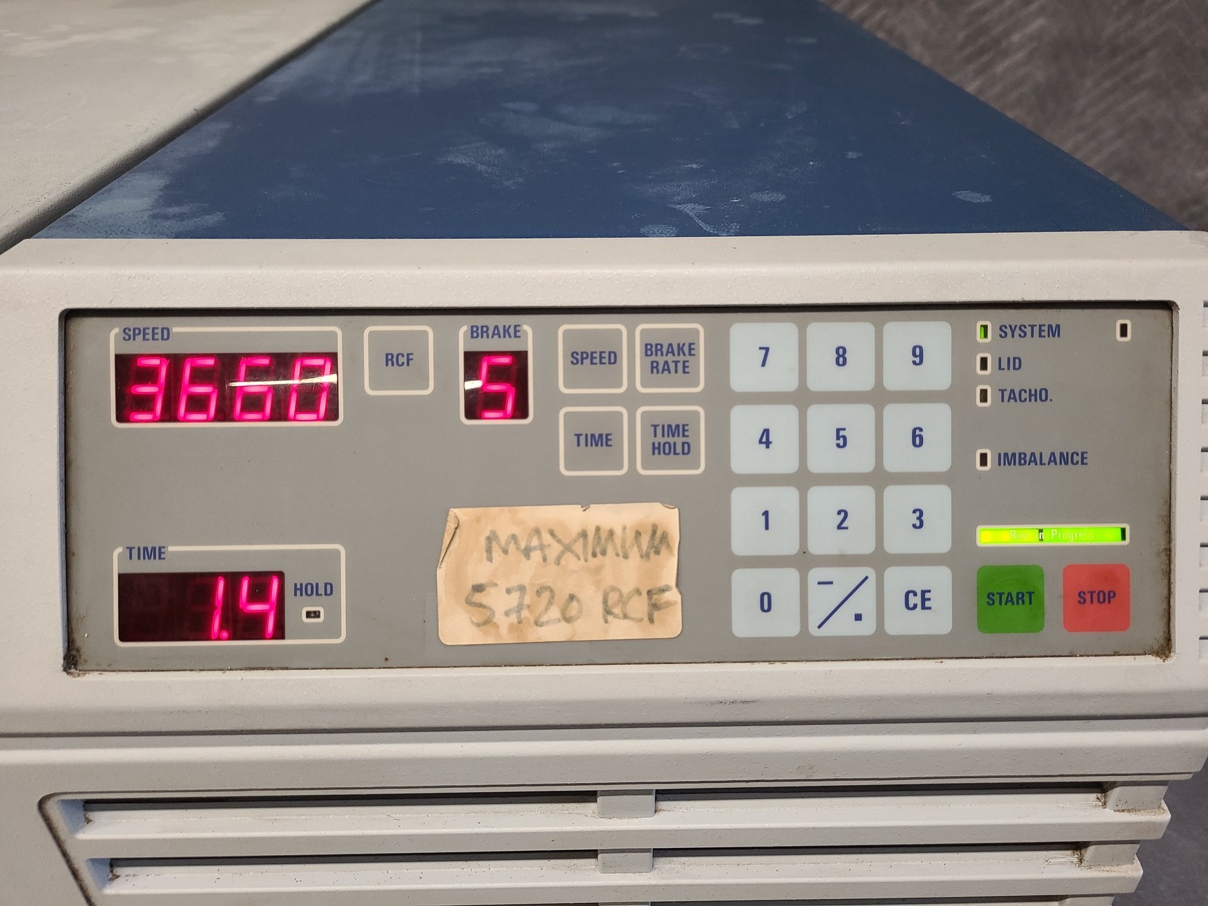Image of MSE Mistral 3000E Benchtop Centrifuge + 3660RPM 4x 750mL Bucket Rotor Lab