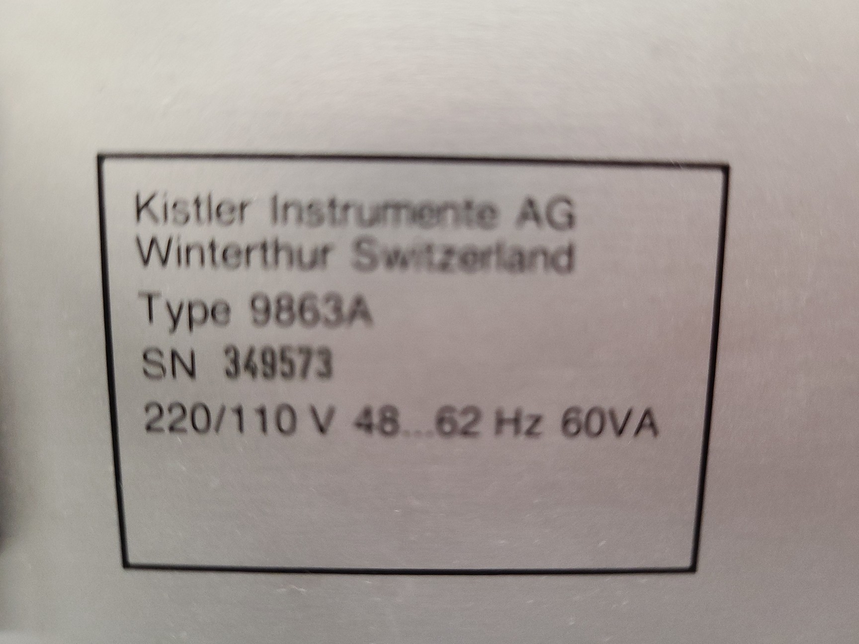 Image of Kistler 3D Biomechanics Force Plate Type 9286B &  9863A 8-Channel Unit Lab 9281B
