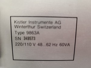 Thumbnail image of Kistler 3D Biomechanics Force Plate Type 9286B &  9863A 8-Channel Unit Lab 9281B