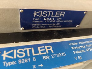 Thumbnail image of Kistler 3D Biomechanics Force Plate Type 9286B &  9863A 8-Channel Unit Lab 9281B