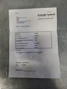 Thumbnail image of Scientific Systems SmartPROBE Automated Langmuir Probe Plasma Diagnostic & Parts