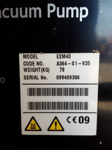 Thumbnail image of Edwards E2M40 Vacuum Pump Lab
