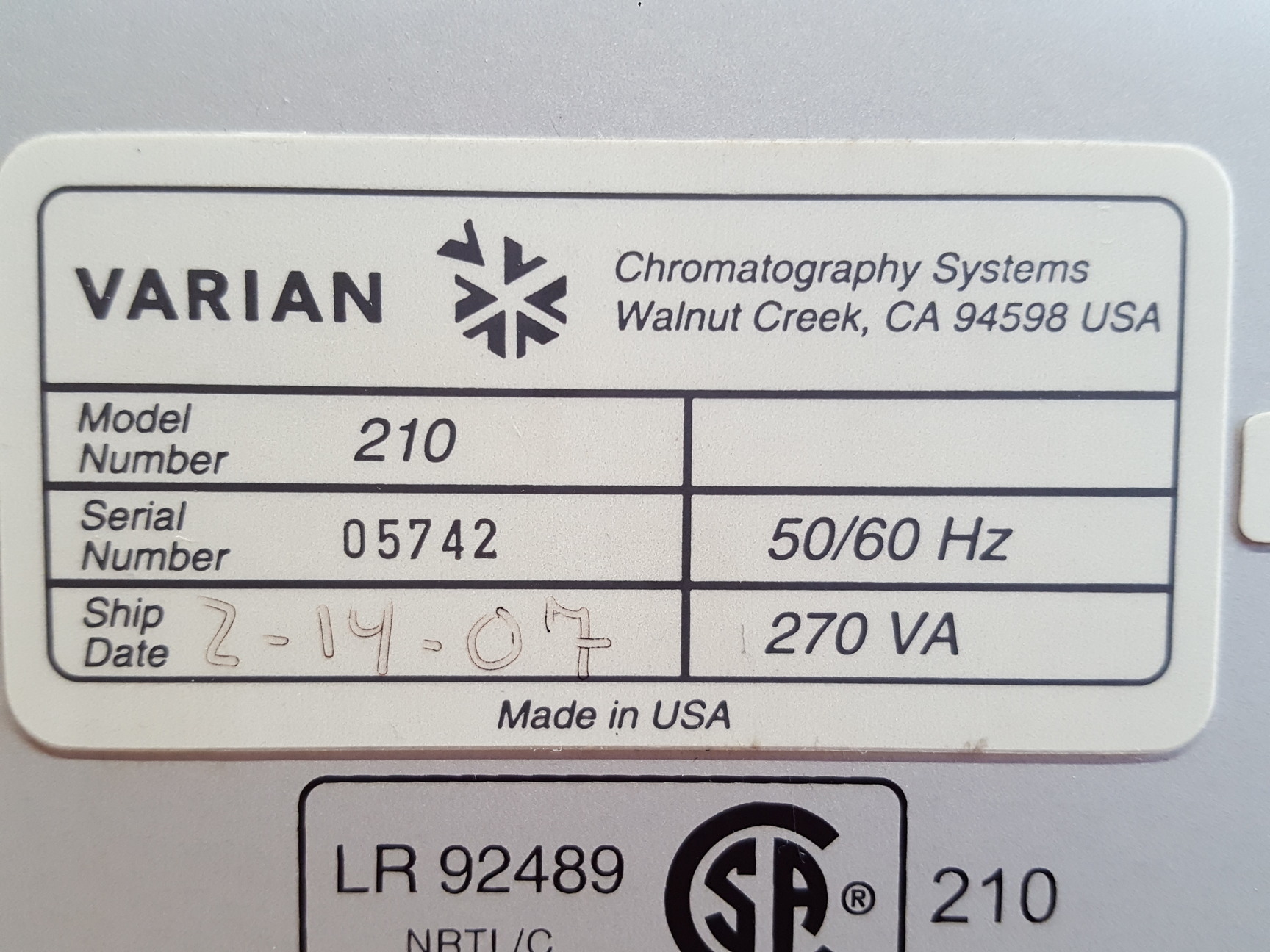 Image of Varian ProStar HPLC System - Modules 500, 210, 701, 410, 325 UV/VIS Detector Lab