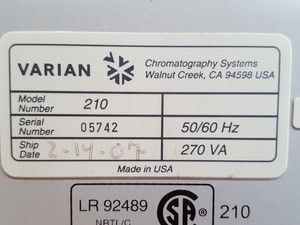 Thumbnail image of Varian ProStar HPLC System - Modules 500, 210, 701, 410, 325 UV/VIS Detector Lab