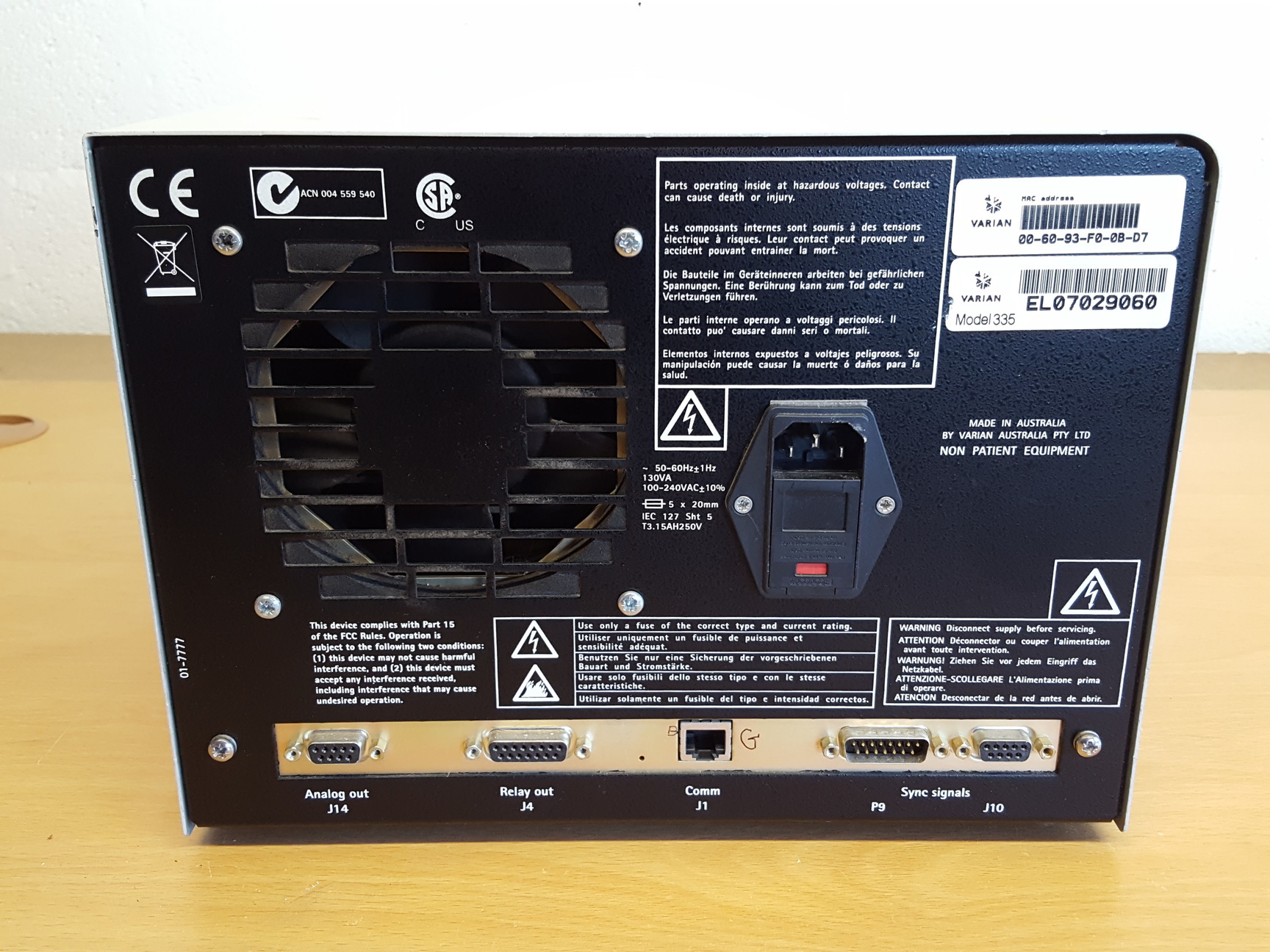 Image of Varian ProStar HPLC System - Modules 210, 701, 410, UV/VIS Detector 325, 500 Lab