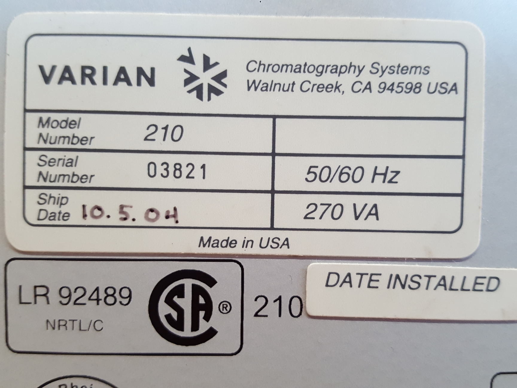 Image of Varian ProStar HPLC System - Modules 210, 701, 410, UV/VIS Detector 325, 500 Lab