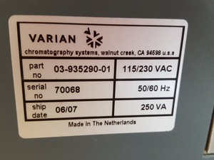 Thumbnail image of Varian ProStar HPLC System - Modules 210, 701, 410, UV/VIS Detector 325, 500 Lab