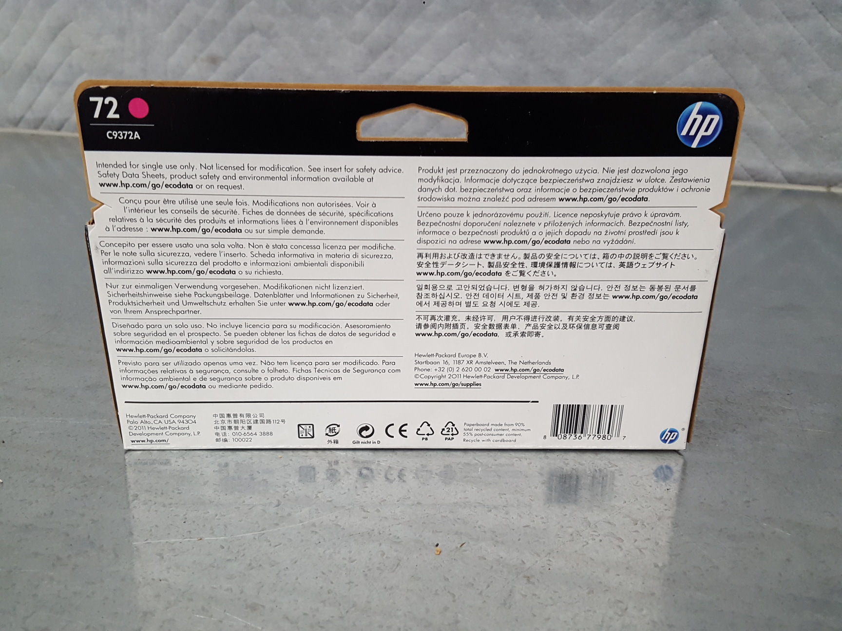 Image of 34 x HP 72 Designjet High Capacity Magenta Toner Ink Cartridges 130mL Printer