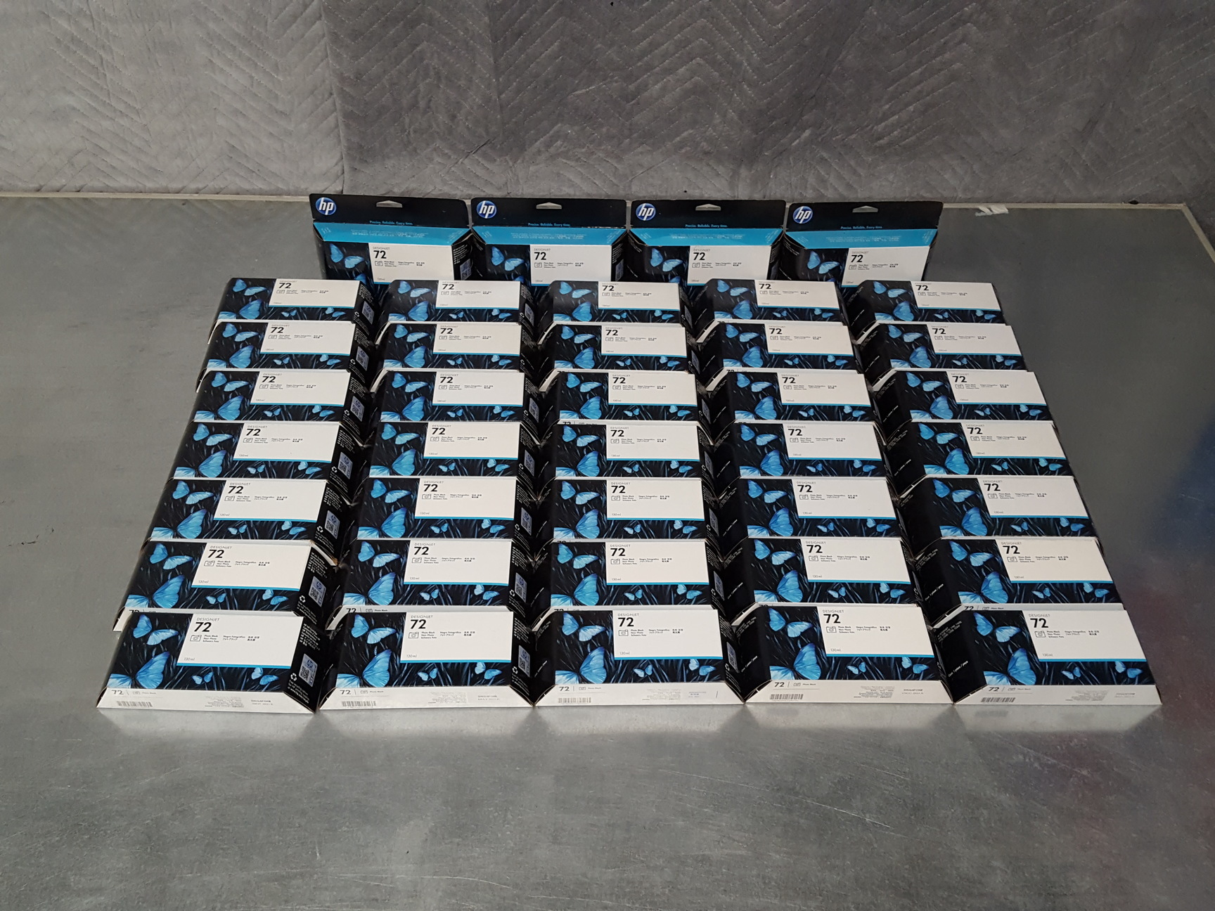 Image of 39x HP 72 Designjet 130mL High Capacity Photo Black Toner Printer Ink Cartridges