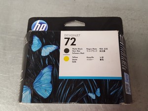 Thumbnail image of Pair of HP 72 Printheads Yellow / Matte Black & Gray / Photo Black