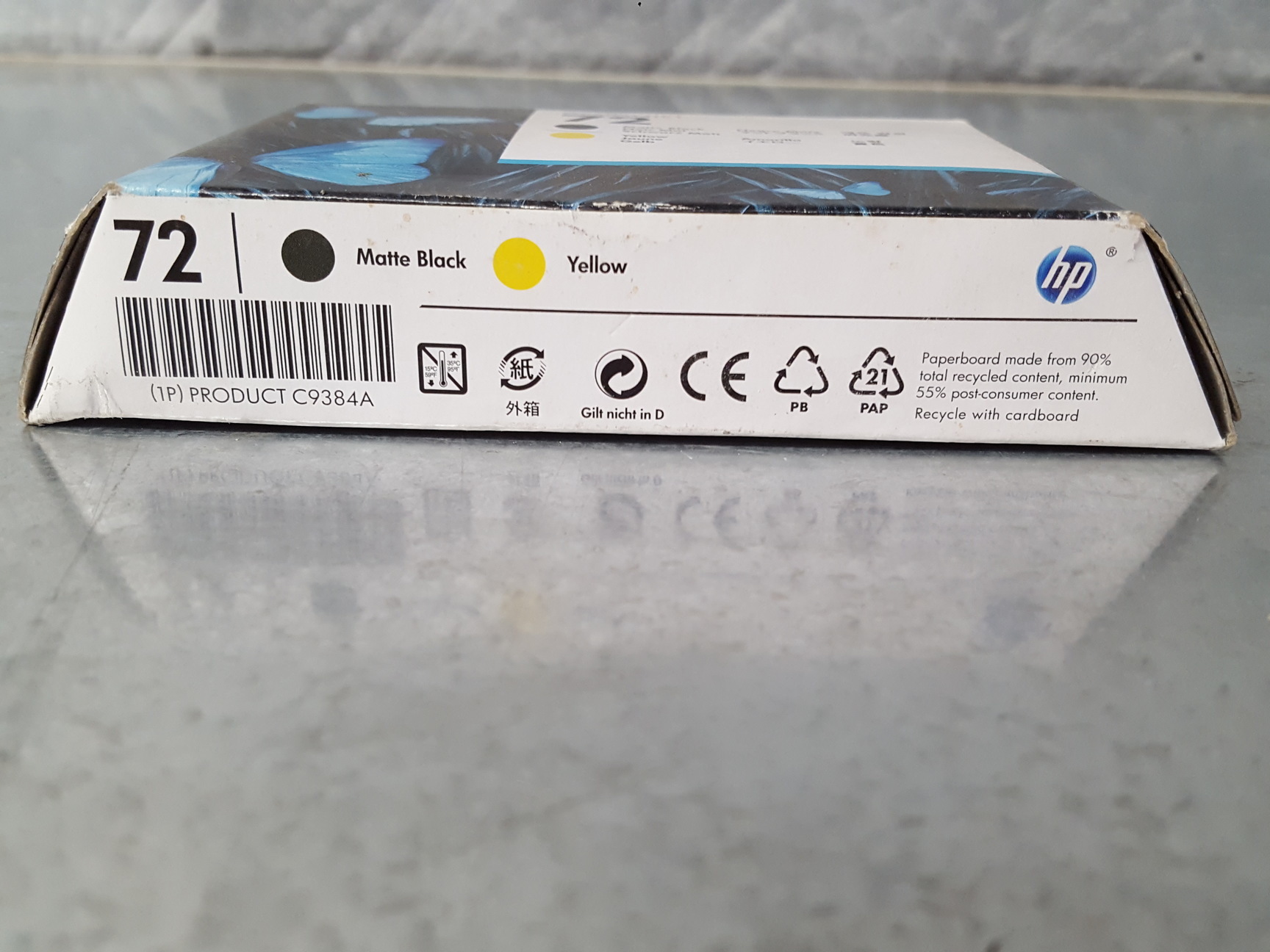Image of Pair of HP 72 Printheads Yellow / Matte Black & Gray / Photo Black