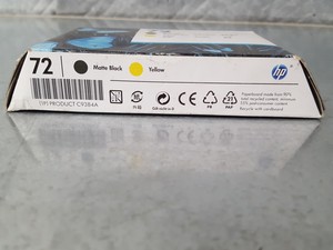 Thumbnail image of Pair of HP 72 Printheads Yellow / Matte Black & Gray / Photo Black