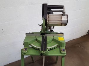 Thumbnail image of Elektra Beckum 10" Sliding Cross Cut Mitre Saw Model KGS 300 with Stand