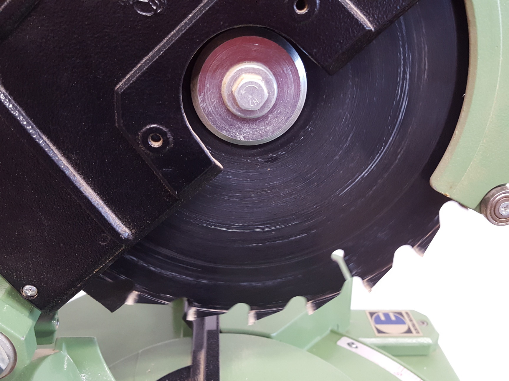 Image of Elektra Beckum 10" Sliding Cross Cut Mitre Saw Model KGS 300 with Stand