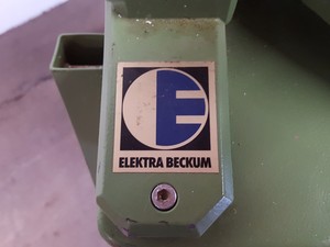 Thumbnail image of Elektra Beckum 10" Sliding Cross Cut Mitre Saw Model KGS 300 with Stand