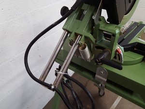 Thumbnail image of Elektra Beckum 10" Sliding Cross Cut Mitre Saw Model KGS 300 with Stand