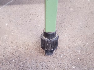 Thumbnail image of Elektra Beckum 10" Sliding Cross Cut Mitre Saw Model KGS 300 with Stand