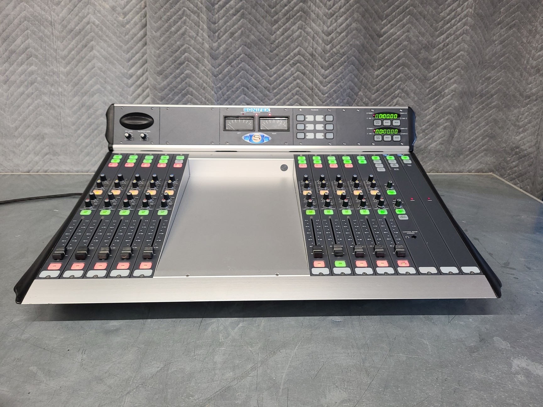 Image of Sonifex S2 Radio Broadcast Mixer Console Studio Desk with Power Supply
