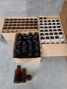 Thumbnail image of Lot of Lab Consumables - CentrifugeTubes, Plastic Syringes, Bottles, Waste Bins