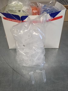 Thumbnail image of Lot of Lab Consumables - CentrifugeTubes, Plastic Syringes, Bottles, Waste Bins