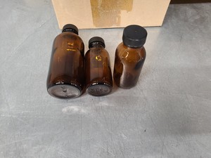 Thumbnail image of Lot of Lab Consumables - CentrifugeTubes, Plastic Syringes, Bottles, Waste Bins