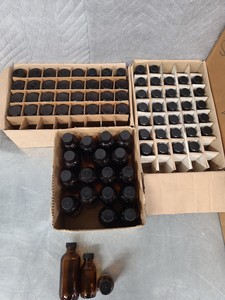 Thumbnail image of Lot of Lab Consumables - CentrifugeTubes, Plastic Syringes, Bottles, Waste Bins