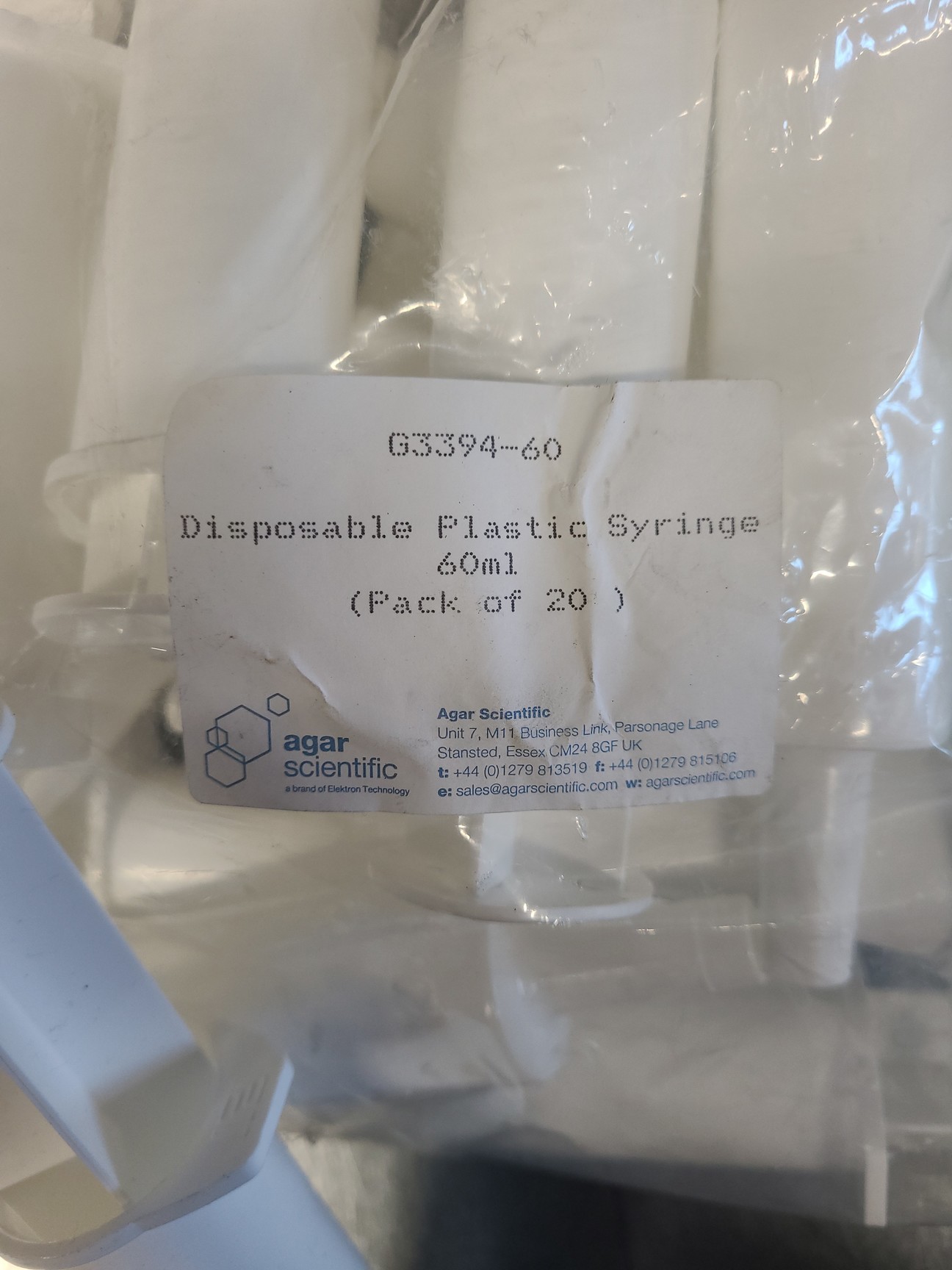 Image of Lot of Lab Consumables - CentrifugeTubes, Plastic Syringes, Bottles, Waste Bins