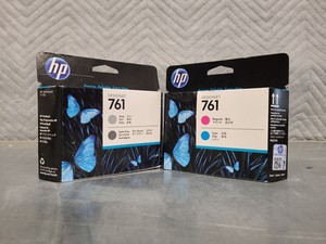 Thumbnail image of 18 x HP Designjet 72 & 761 Ink Cartridges 130ml & 69ml Toner Printer Ink