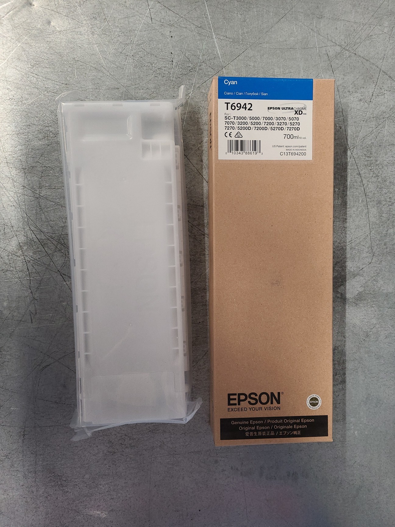 Image of 15 x Epson Toner Ink Cartridges - T6941, T6942, T6943, T6944 & T6945