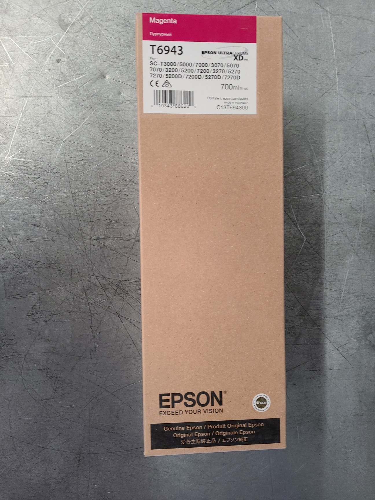 Image of 15 x Epson Toner Ink Cartridges - T6941, T6942, T6943, T6944 & T6945