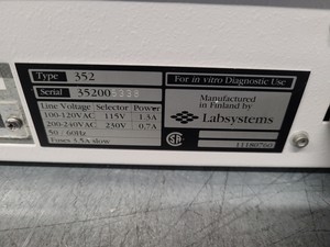 Thumbnail image of Labsystems Multiskan MS Type 352 Microplate Reader Lab