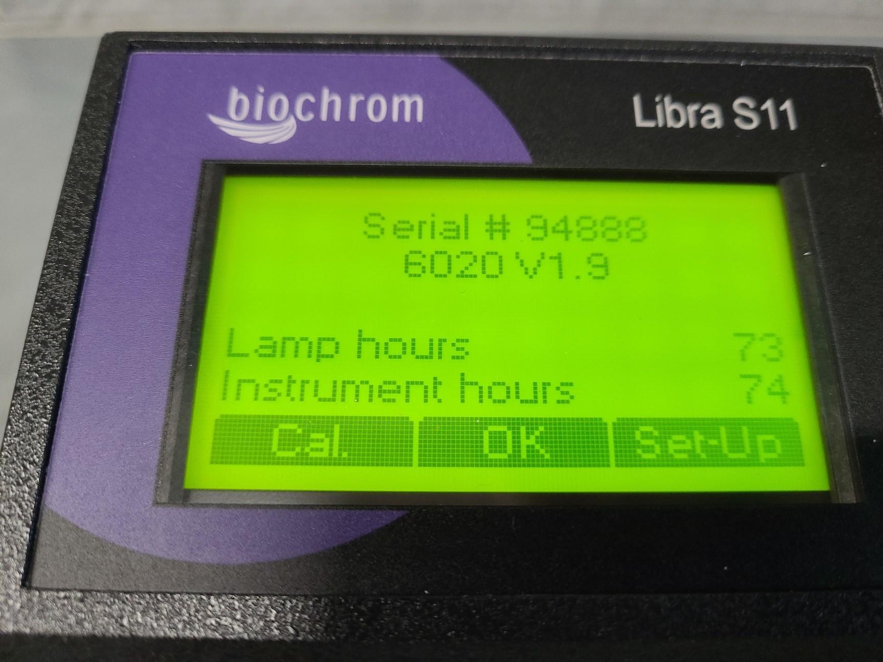 Image of Biochrom Libra S11 Visible Spectrophotometer Lab