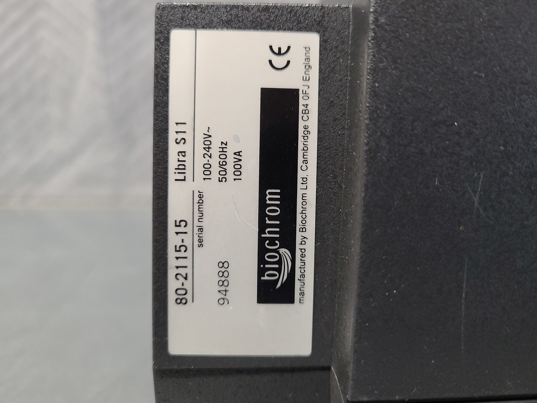 Image of Biochrom Libra S11 Visible Spectrophotometer Lab