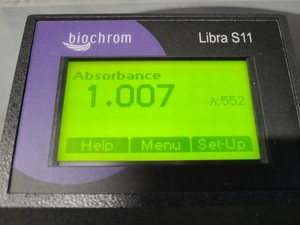 Thumbnail image of Biochrom Libra S11 Visible Spectrophotometer Lab