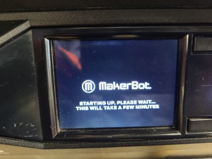 Thumbnail image of MakerBot Replicator Z18 Fifth Generation 3D Printer with Cart 3D Printing