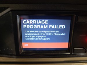 Thumbnail image of MakerBot Replicator Z18 Fifth Generation 3D Printer with Cart 3D Printing