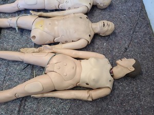 Thumbnail image of 3 x Medical Practice First Aid Dummies & 6 x VitalSim Vital Signs Simulators Lab