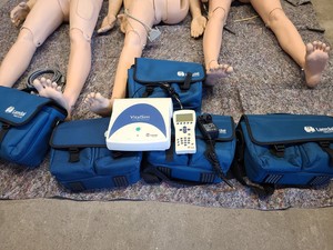 Thumbnail image of 3 x Medical Practice First Aid Dummies & 6 x VitalSim Vital Signs Simulators Lab