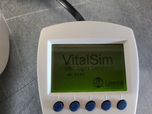 Thumbnail image of 3 x Medical Practice First Aid Dummies & 6 x VitalSim Vital Signs Simulators Lab