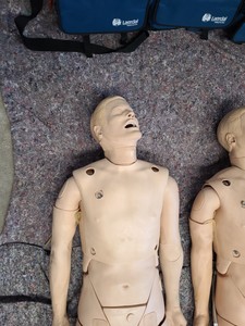 Thumbnail image of 3 x Medical Practice First Aid Dummies & 6 x VitalSim Vital Signs Simulators Lab