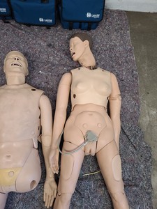 Thumbnail image of 3 x Medical Practice First Aid Dummies & 6 x VitalSim Vital Signs Simulators Lab