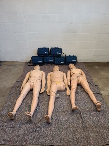 Thumbnail image of 3 x Medical Practice First Aid Dummies & 6 x VitalSim Vital Signs Simulators Lab