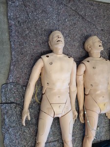 Thumbnail image of 3 x Medical Practice First Aid Dummies & 6 x VitalSim Vital Signs Simulators Lab