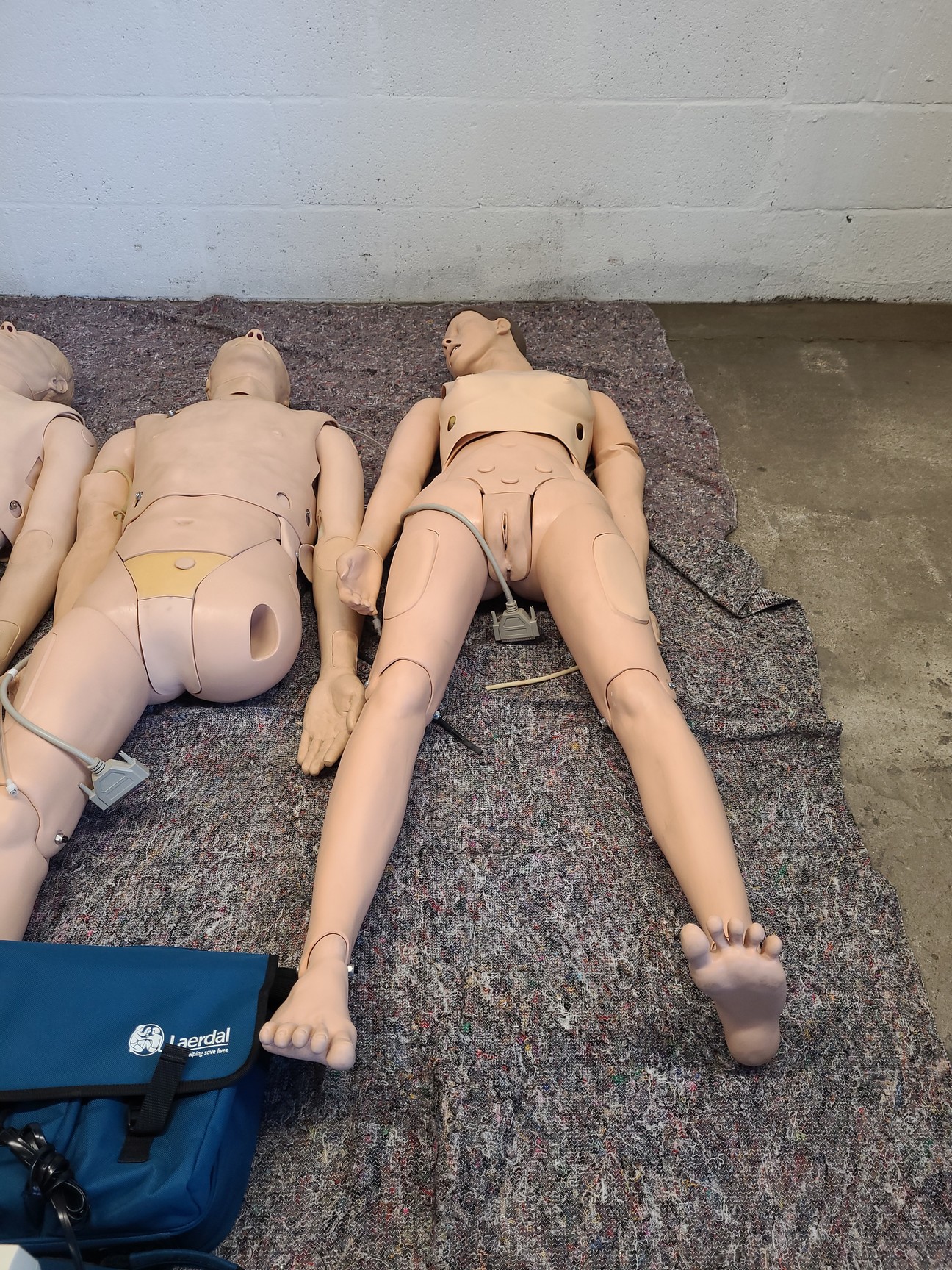 Image of 3 x Medical Practice First Aid Dummies & 6 x VitalSim Vital Signs Simulators Lab